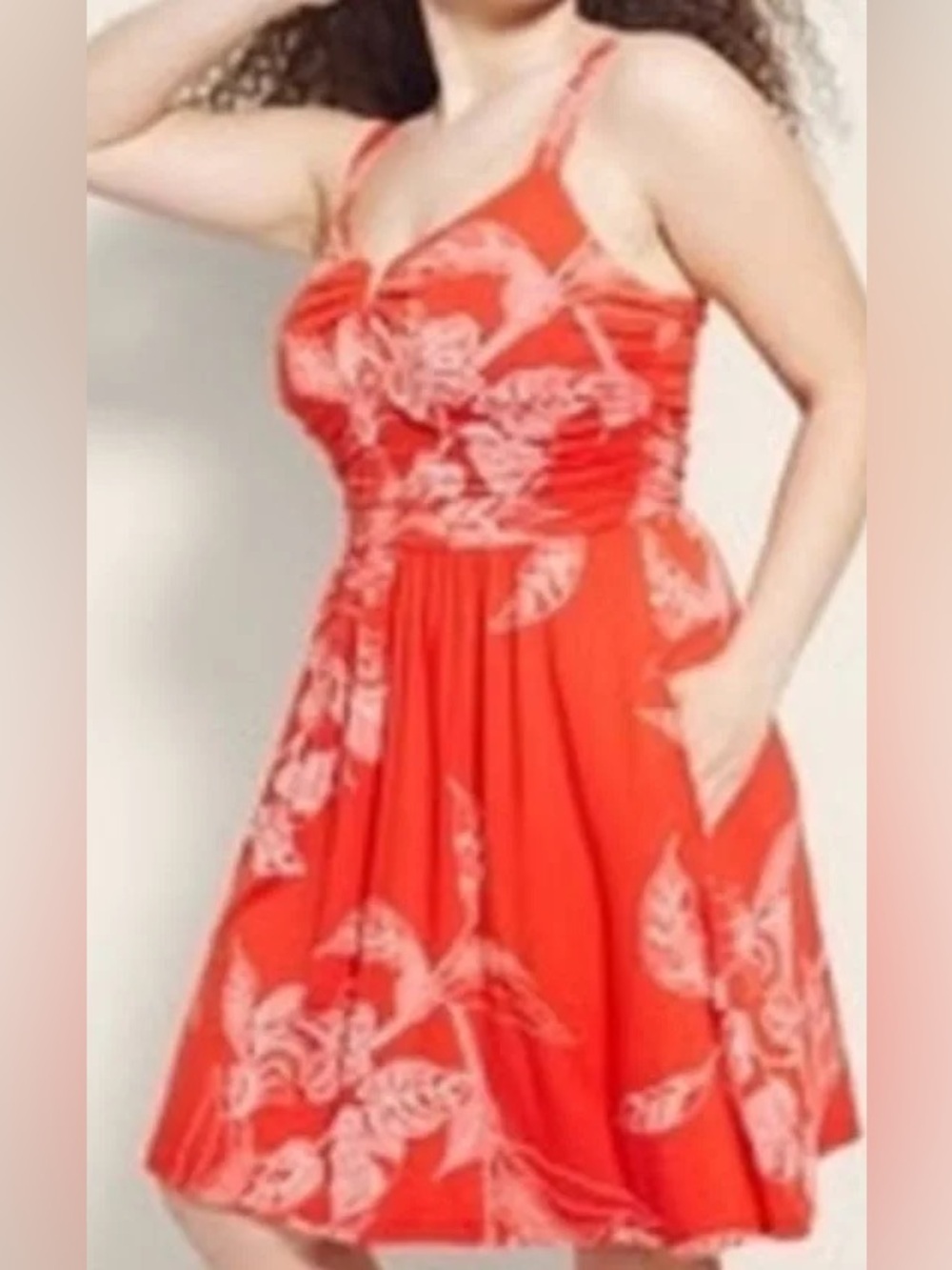 Soma Red Floral Mini Dress